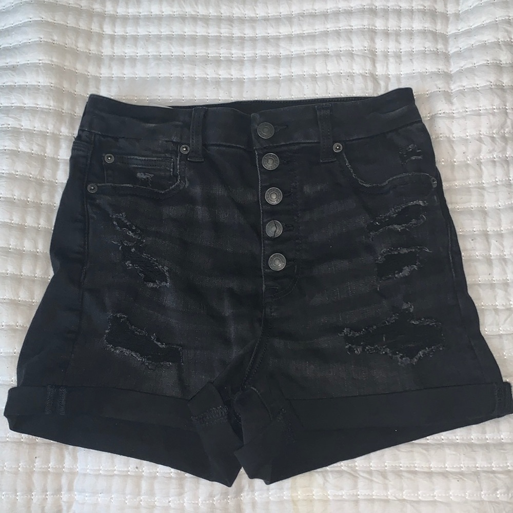 Brand new AE high waisted denim shorts